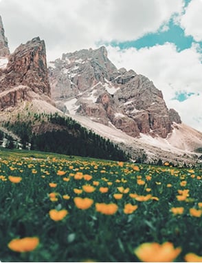 photo d'une montagne