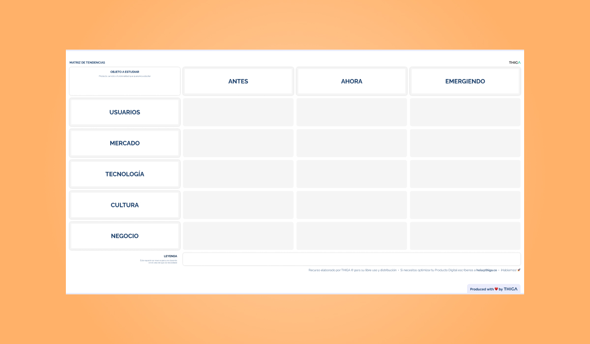 Cabecera Media - Matriz de Tendencias