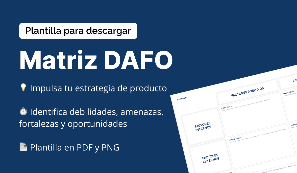 plantilla descargable matriz DAFO