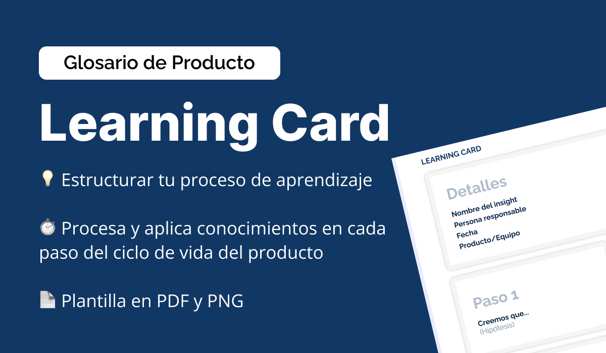 plantilla descargable learning card