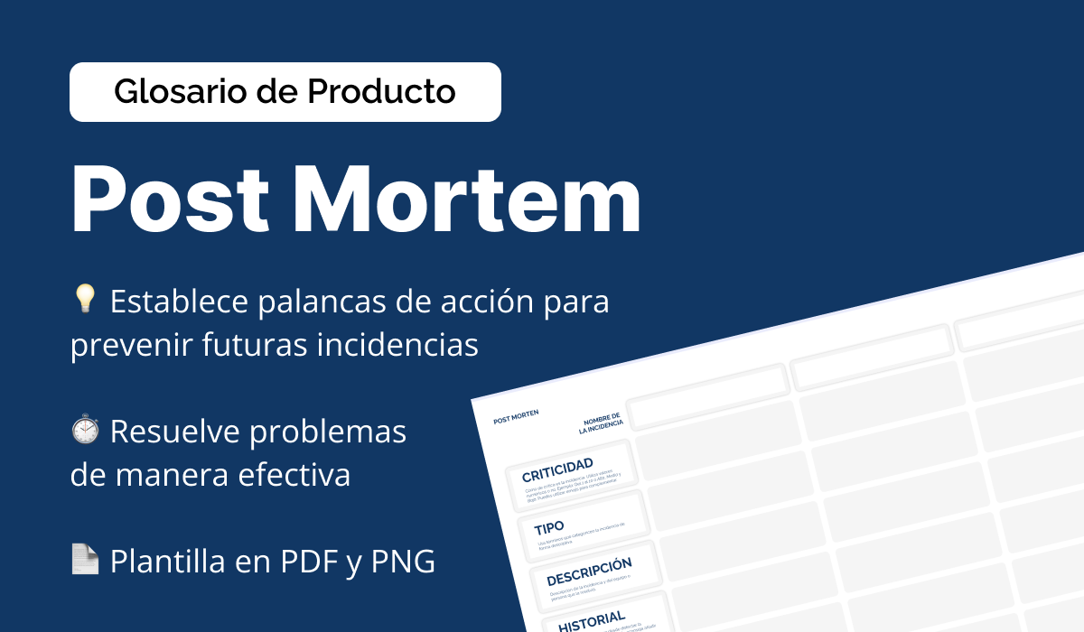 plantilla descargable post mortem