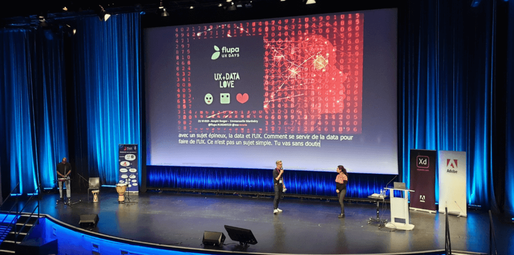 Photo du talk d'Emmanuelle Marévéry